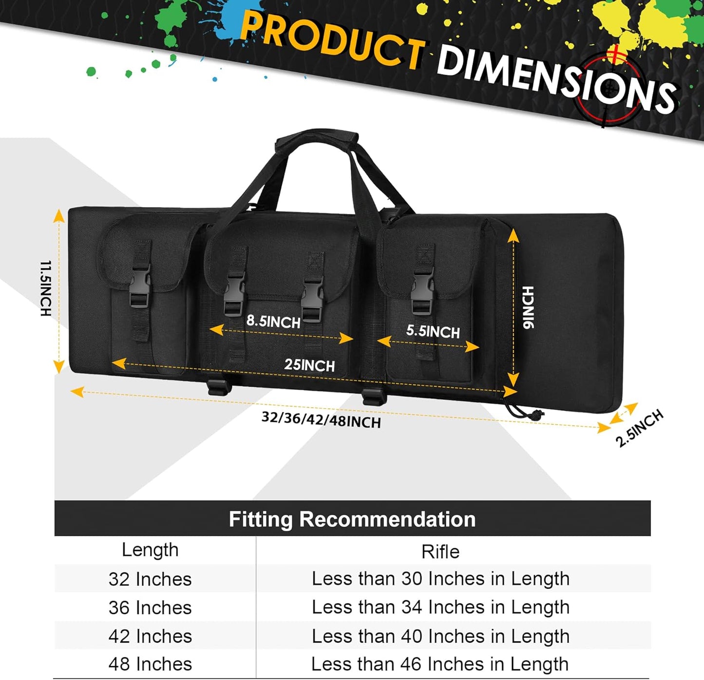 
                  
                    DULCE DOM All Range Tactical Rifle Case
                  
                