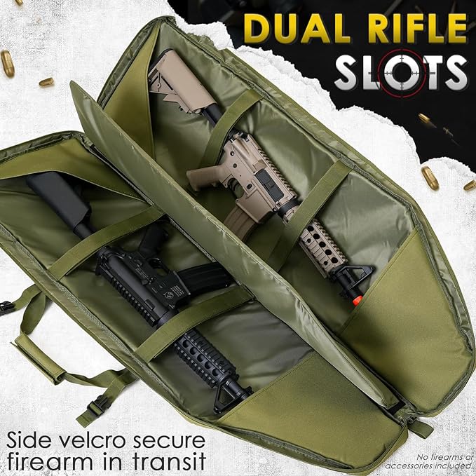 
                  
                    DULCE DOM Double Soft Gun Bag Tactical Backpack with Removable Dividers
                  
                