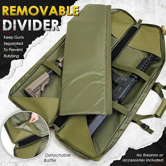 
                  
                    DULCE DOM Double Soft Gun Bag Tactical Backpack with Removable Dividers
                  
                