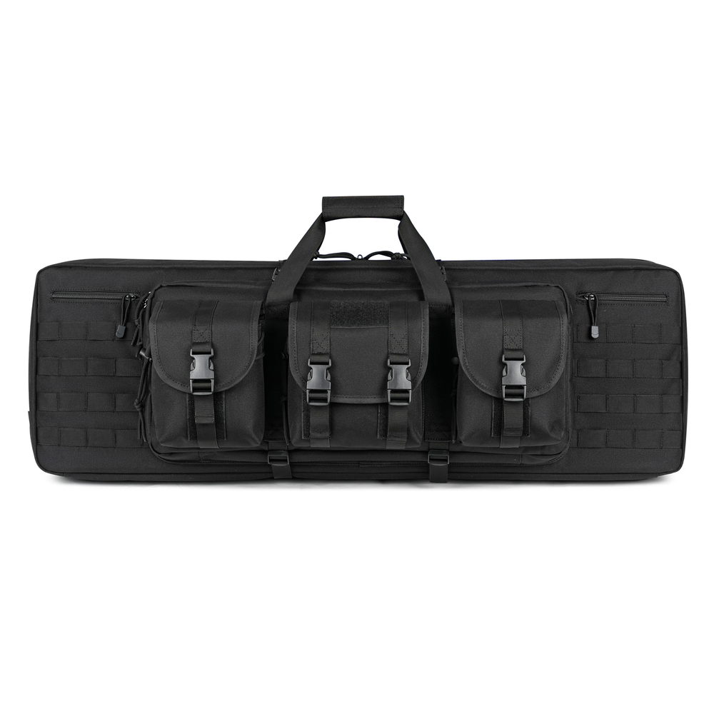 DULCE DOM Concealable Shoulder Strap Soft Double Rifle Case Pro 2.0