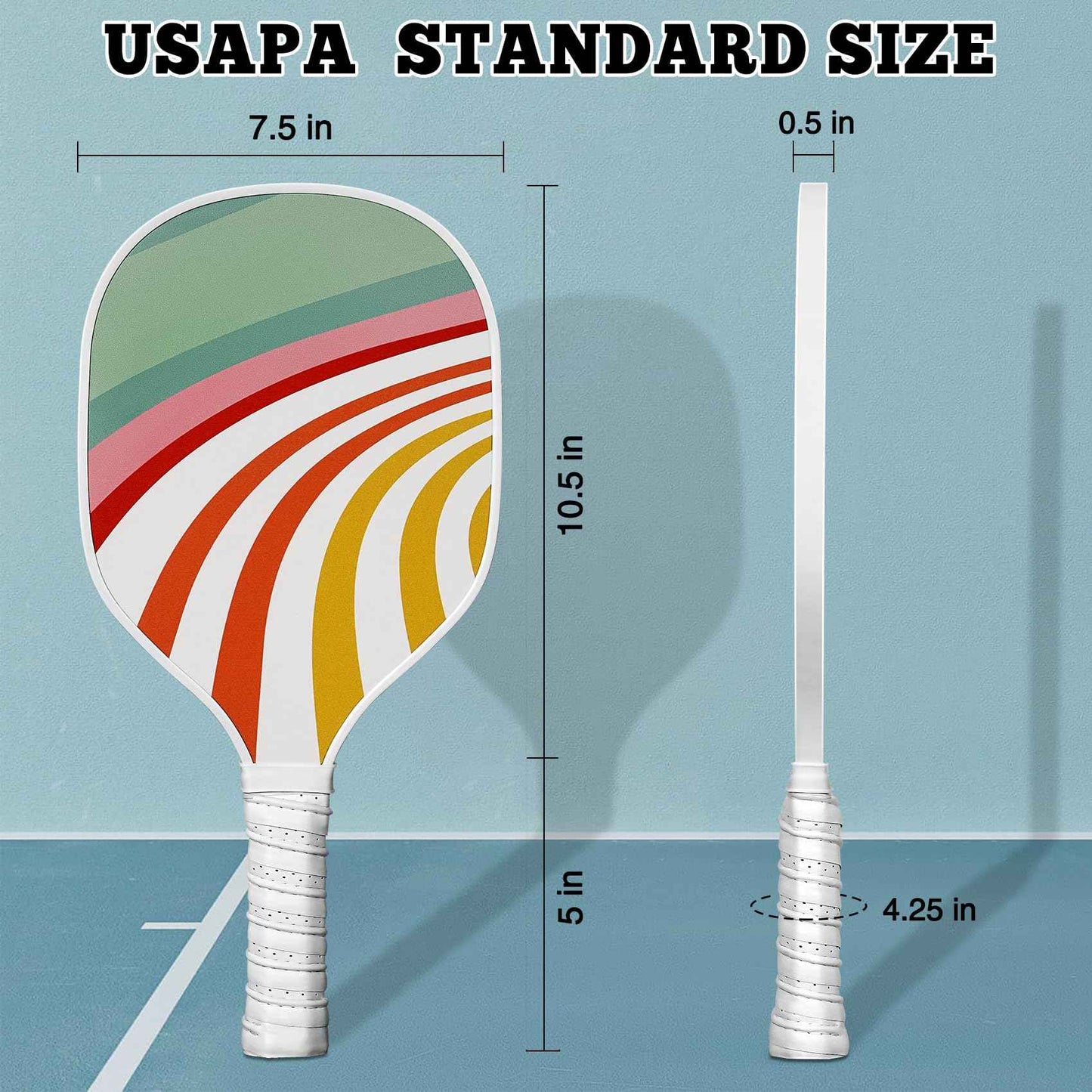 
                  
                    DULCE DOM USAPA Approved Pickleball Paddle Set (4 Paddles, 4 Balls, Bag)
                  
                